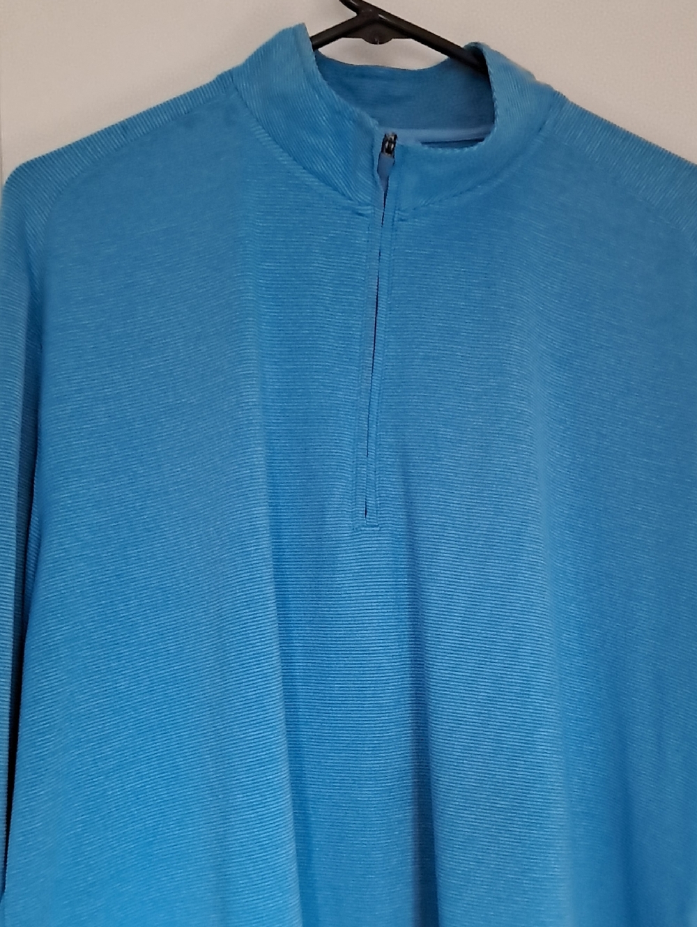 johnnie-O Light Blue Quarter-Zip Pullover